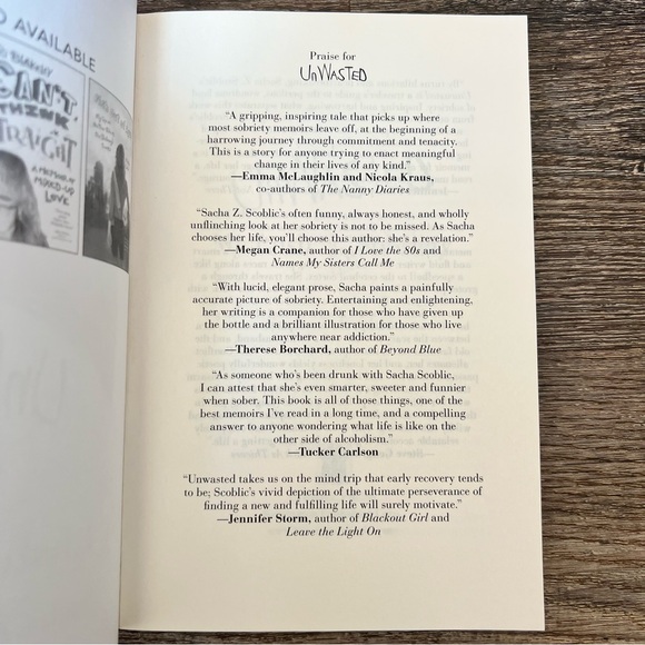 Unwasted: My Lush Sobriety (paperback) - Sacha Z. Scoblic - Picture 3 of 6